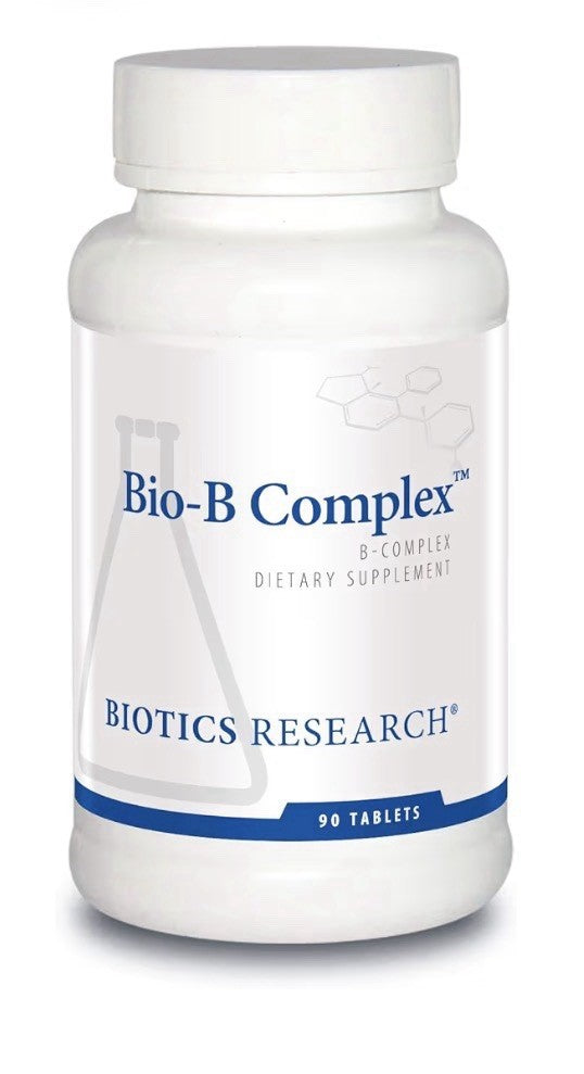 Biotics Research Bio B Complex High Potency B-Complex with Folate 90 Tablets