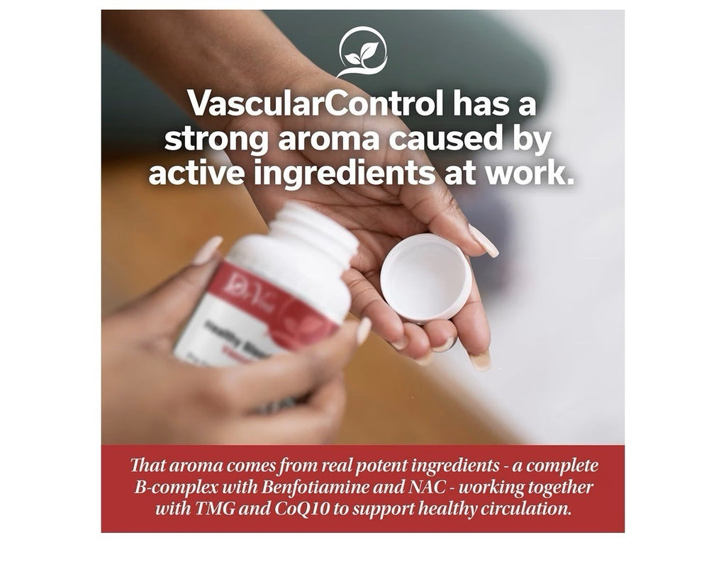 DrVmd Healthy Blood Flow Vascular Control Circulation Heart Health Energy 180cap