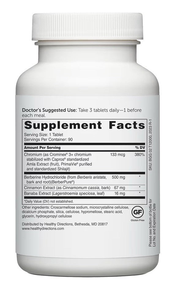 Dr. Whitaker’s Berberine GlucoGold Supplement 1500mg per Day BerberPure 2 Packs