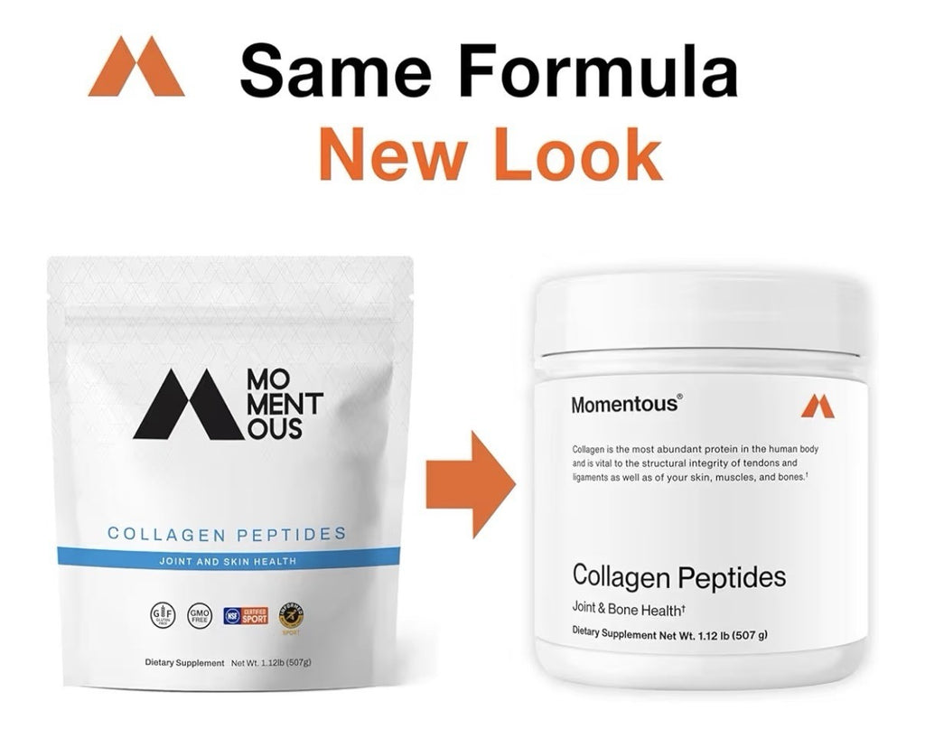 Momentous Collagen Peptides Joint & Bone Health Soft Tissue Support 507g Powder