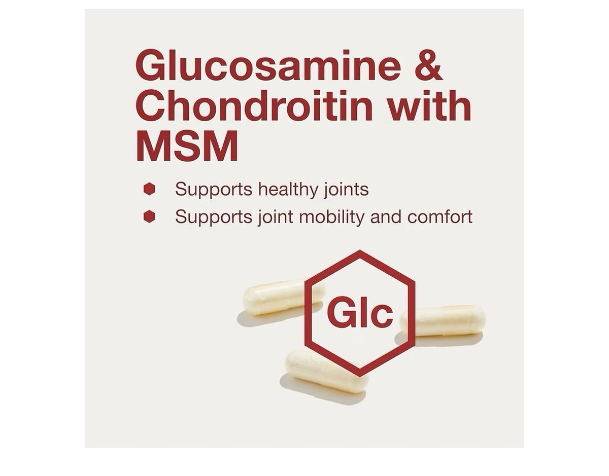 Protocol Glucosamine & Chondroitin with MSM Joint Health Mobility Support 180sg