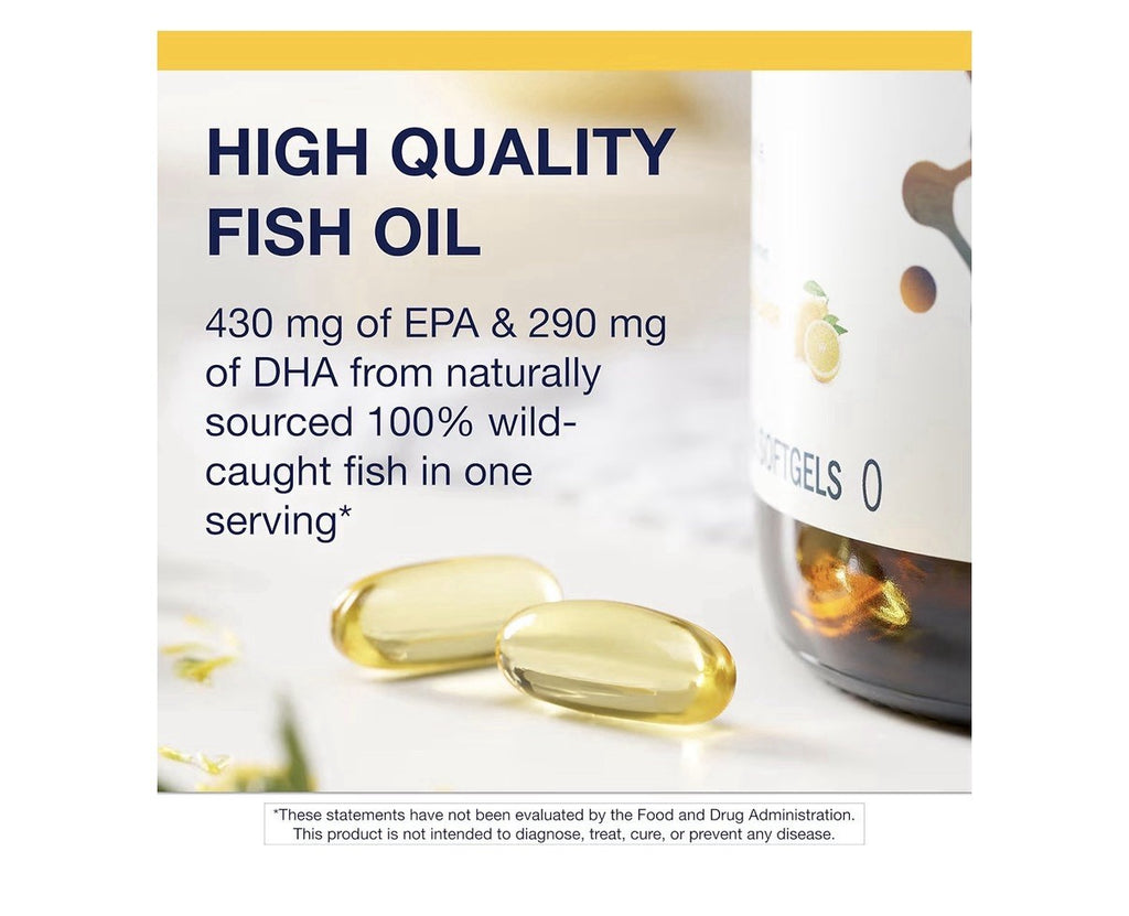 Metagenics OmegaGenics Fish Oil EPA-DHA 720 mg Heart Health Immunity 240softgels