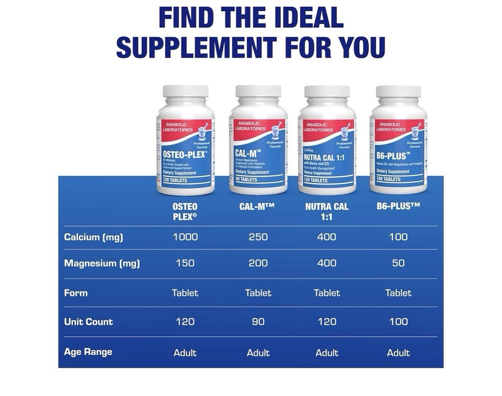 Anabolic Laboratories Osteo-Plex Bone Health Strength For Women Supplement 120Ta