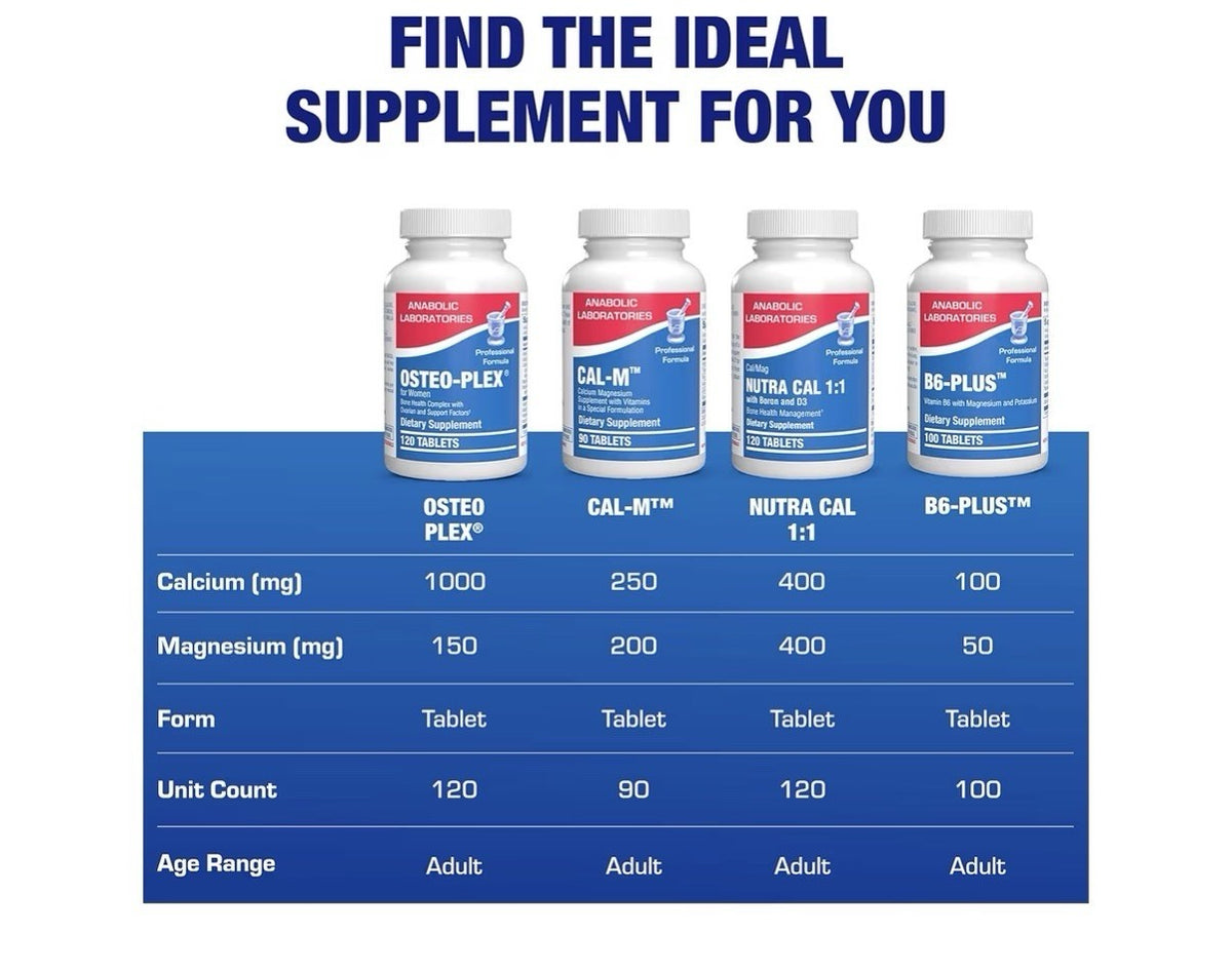 Anabolic Laboratories Osteo-Plex Bone Health Strength For Women Supplement 120Ta
