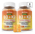 Nextdia Vitamin D3 K2 W/ Omega3 Magnesium Zinc Whole Food Blend for Adults 2Pack