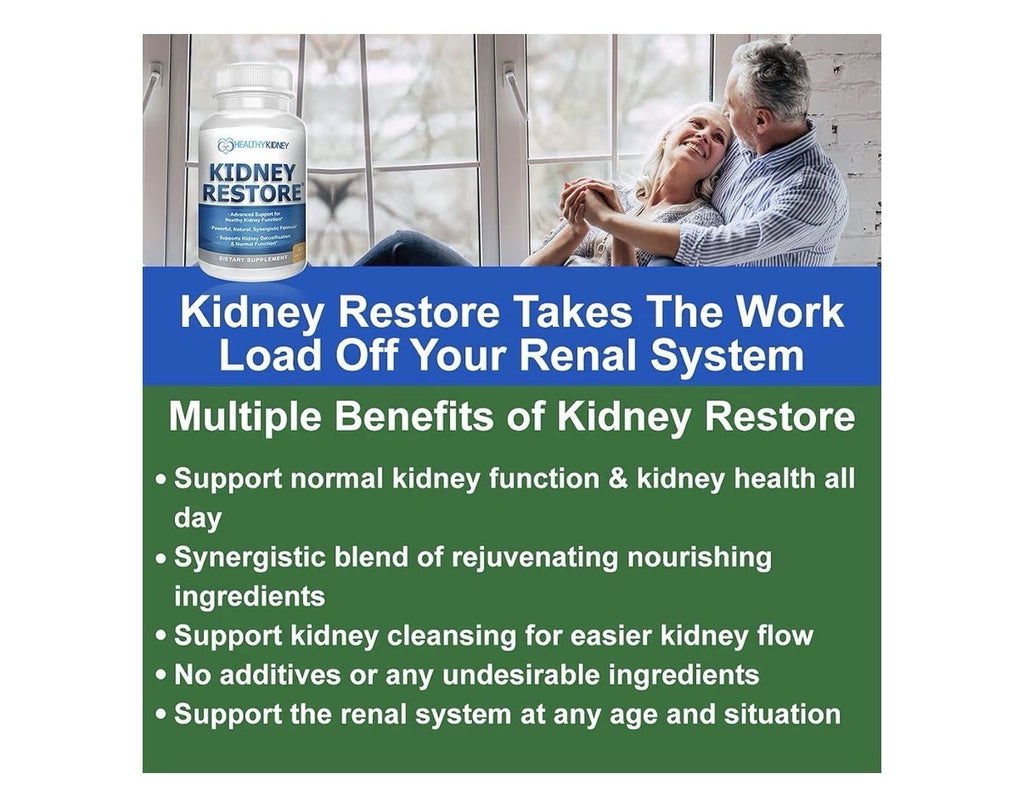 Kidney Restore & Kidney Shield Bundle for Kidney Cleanse Function Renal Health