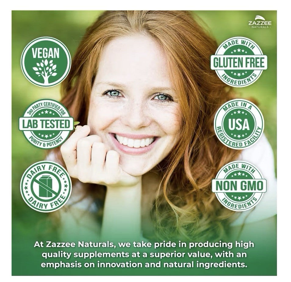 Zazzee Boswellia Supports Healthy Joint Mobility 6 Month Supply 180 Capsules