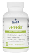 Arthur Andrew Medical Serretia Serrapeptase Pure Formula Sinus Support 180 Caps