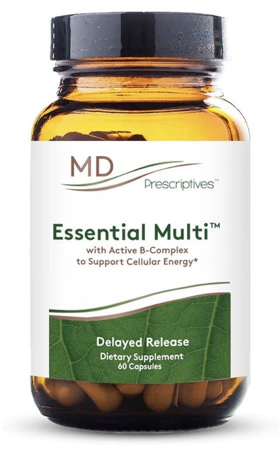 MD Prescriptives Essential Multi Active B Complex Cellular Energy Support 60Caps