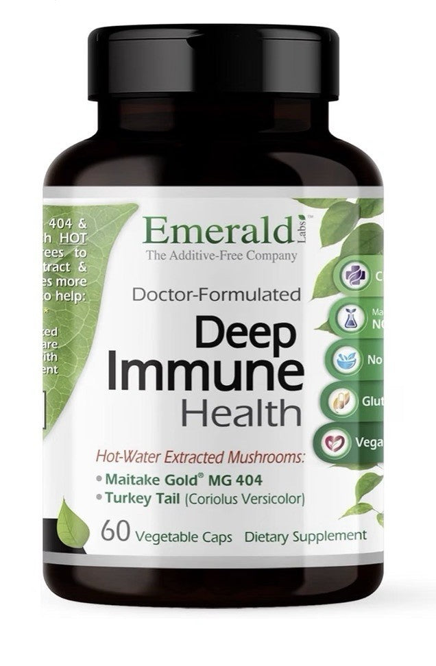 EMERALD LABS S Deep Immune Health Support Hot-water Extracted Mushroom 60capsule