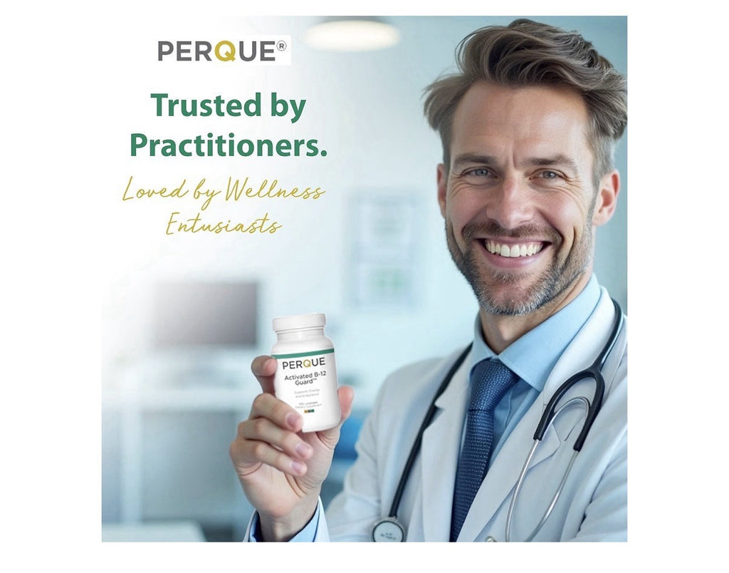 Perque Activated B-12 Guard Supports Energy And Endurance 100 lozenges