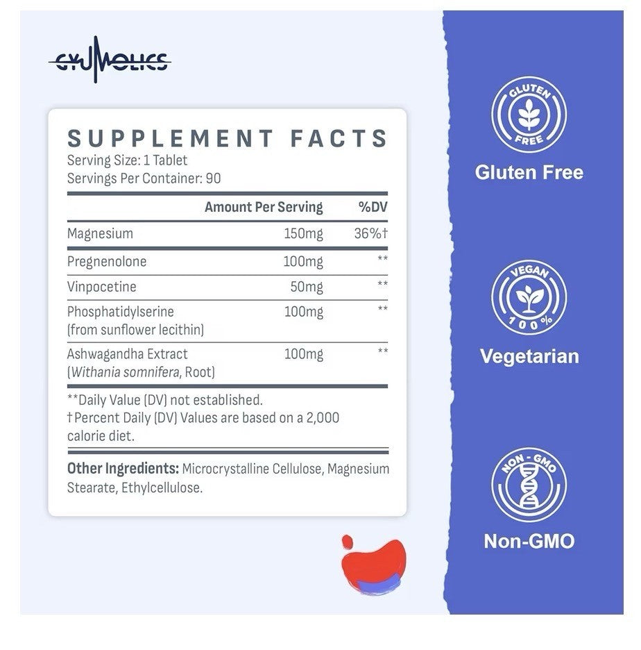 2 Pack Gyumolics Pregnenolone Rewind Your Youth Antioxidant Cognitive Wellness