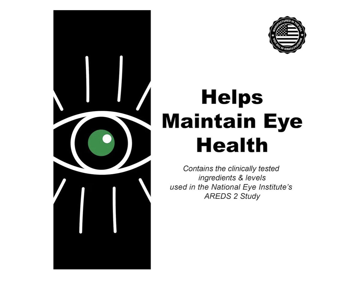 Generic4ME AREDS 2 Formula Eye Health Supplement 120 Mini Softgels