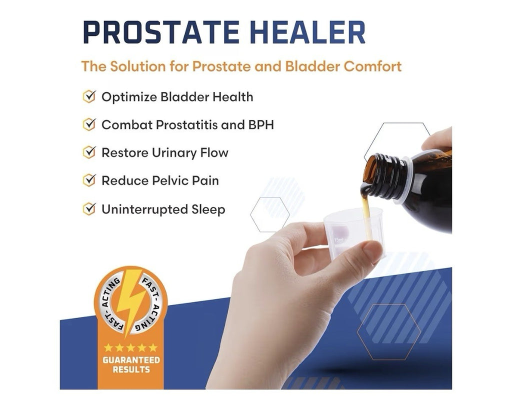 Ben's Natural Health Prostate Healer Herbal Liquid Tincture Bladder Health 8oz