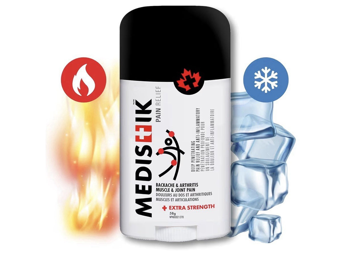 Medistik Dual Stick and Ice Bundle 58g + 89ml Backache Arthritis Joint Muscle