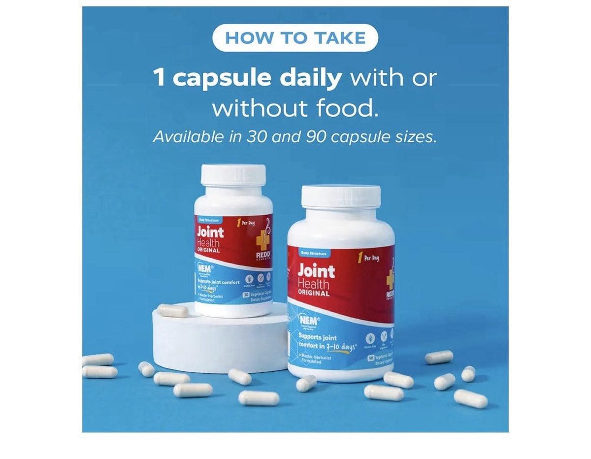 Redd Remedies Joint Health Original Helps Strengthen Connective Cartilage 30caps
