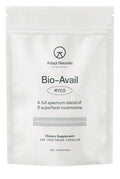 Adapt Naturals MYCO Bio-Avail Full Spectrum blend of 8 Superfood Mushrooms 120ca