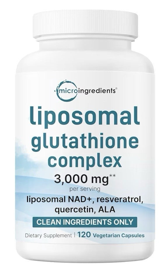 Micro Ingredients Liposomal Glutathione Complex 3,000 mg Per Serving 120 Capsule