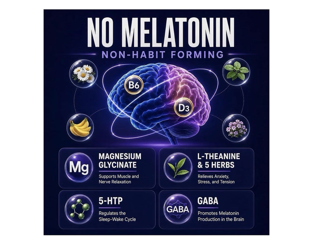 Nextdia Sleep Well MelatoninFree Gummies Adult Sleep Magnesium Glycinate 2 Pack