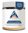 Ayush Herbs CoCurcumin Turmeric Powder Blend With CoQ10 30 Servings