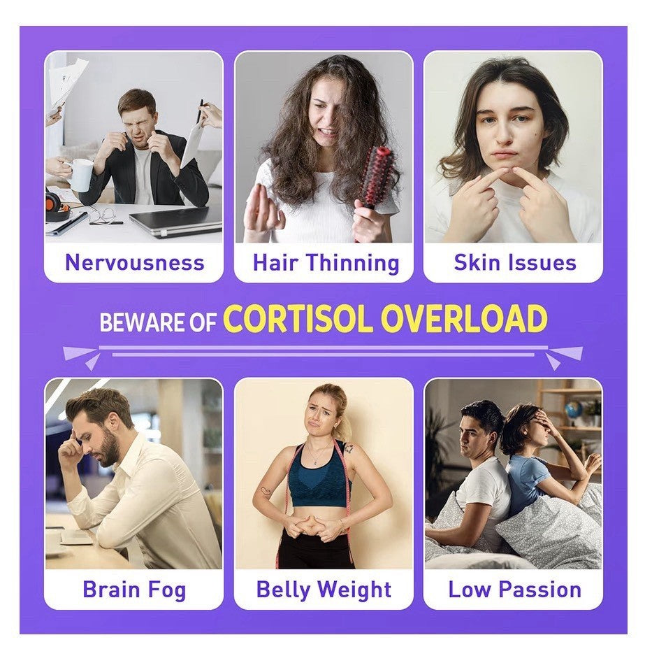 Neviss Lion’s Mane Ashwagandha Calm Cortisol Manager Women & Men 2 Pack Gummies