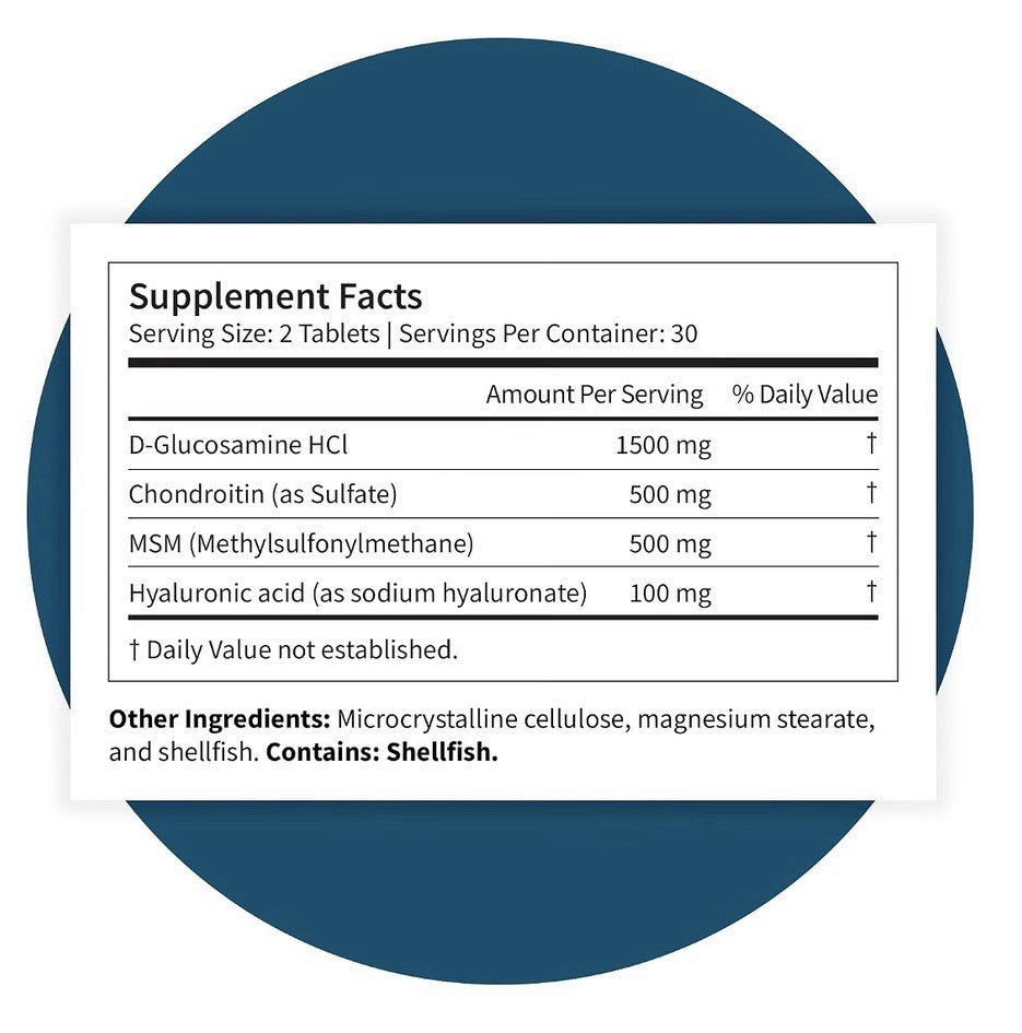 3 Pack Pattern Wellness Glucosamine Chondroitin Complex Joint Cartilage Support