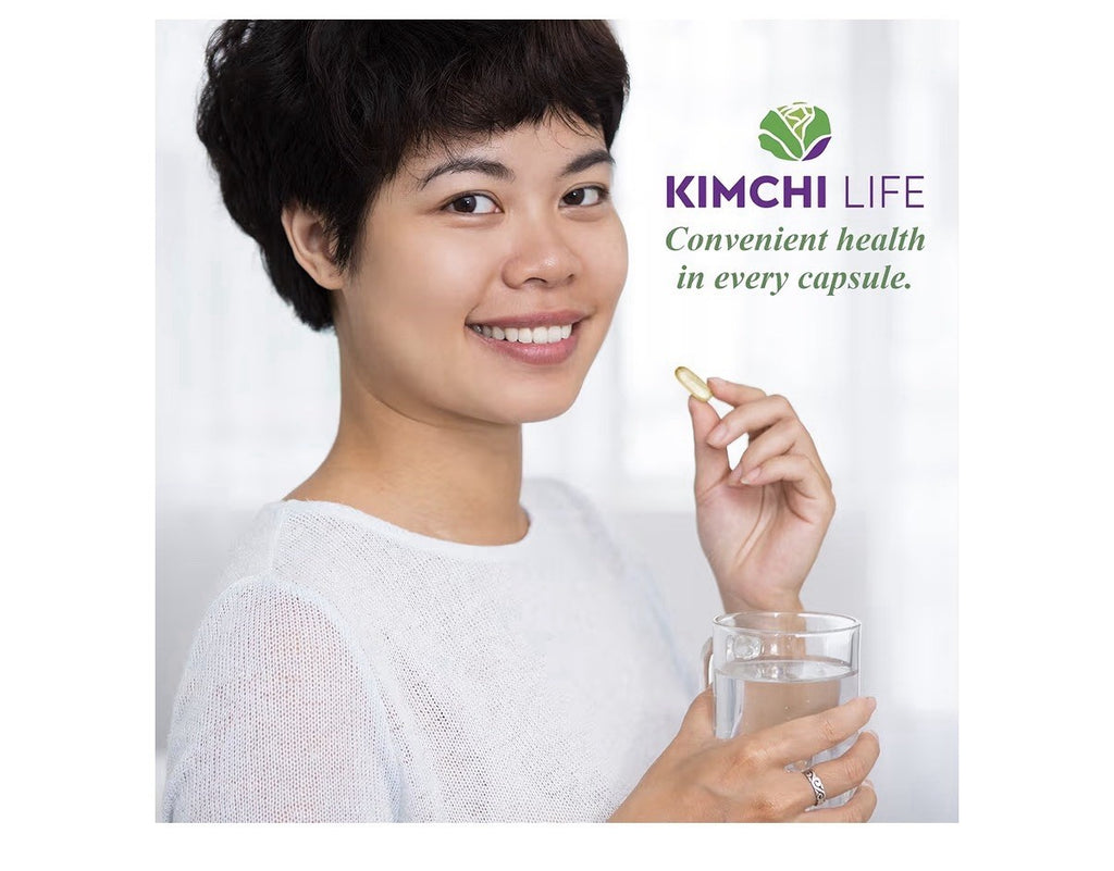 Kimchi Life Probiotics Gut Health Immune Support Energy Skin Hair Health 90 Caps