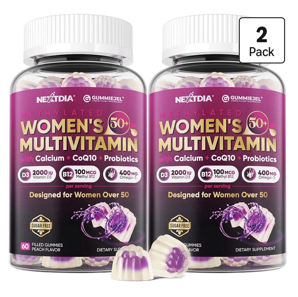 Nextdia Women’s Multivitamin 50+ With Calcium CoQ10 Probiotics 2 Pack