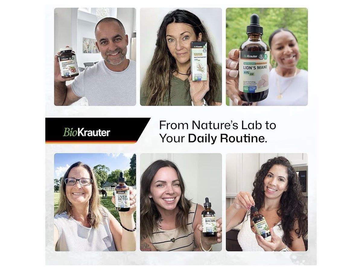 BIO KRAUTER Inulin 1200 MG from Chicory Root in Capsules Probiotic Finer 100caps