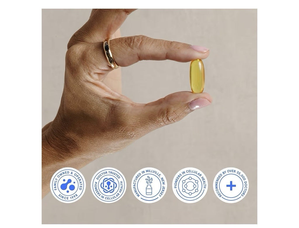 BodyBio Balance Oil Omega 3 & 6 Supplement Energize Cells Brain Longevity 60Sgel