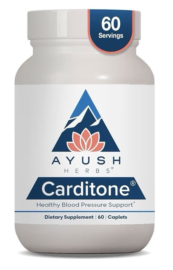 2 Pack Ayush Herbs Carditone Healthy Blood Pressure Support For Women & Men