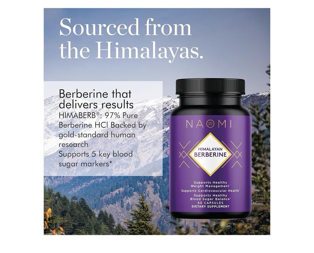 NAOMI Himalayan Berberine Support Metabolic Function Weight Management 60capsule