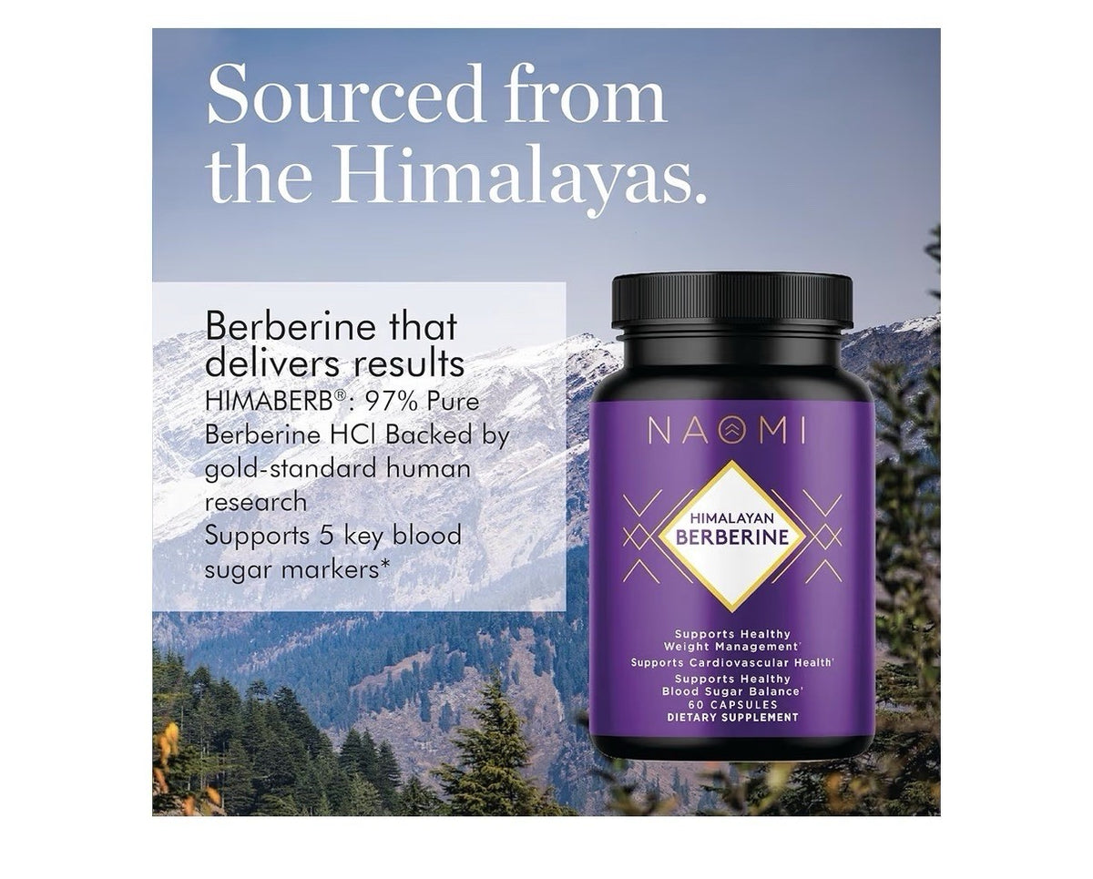 NAOMI Himalayan Berberine Support Metabolic Function Weight Management 60capsule