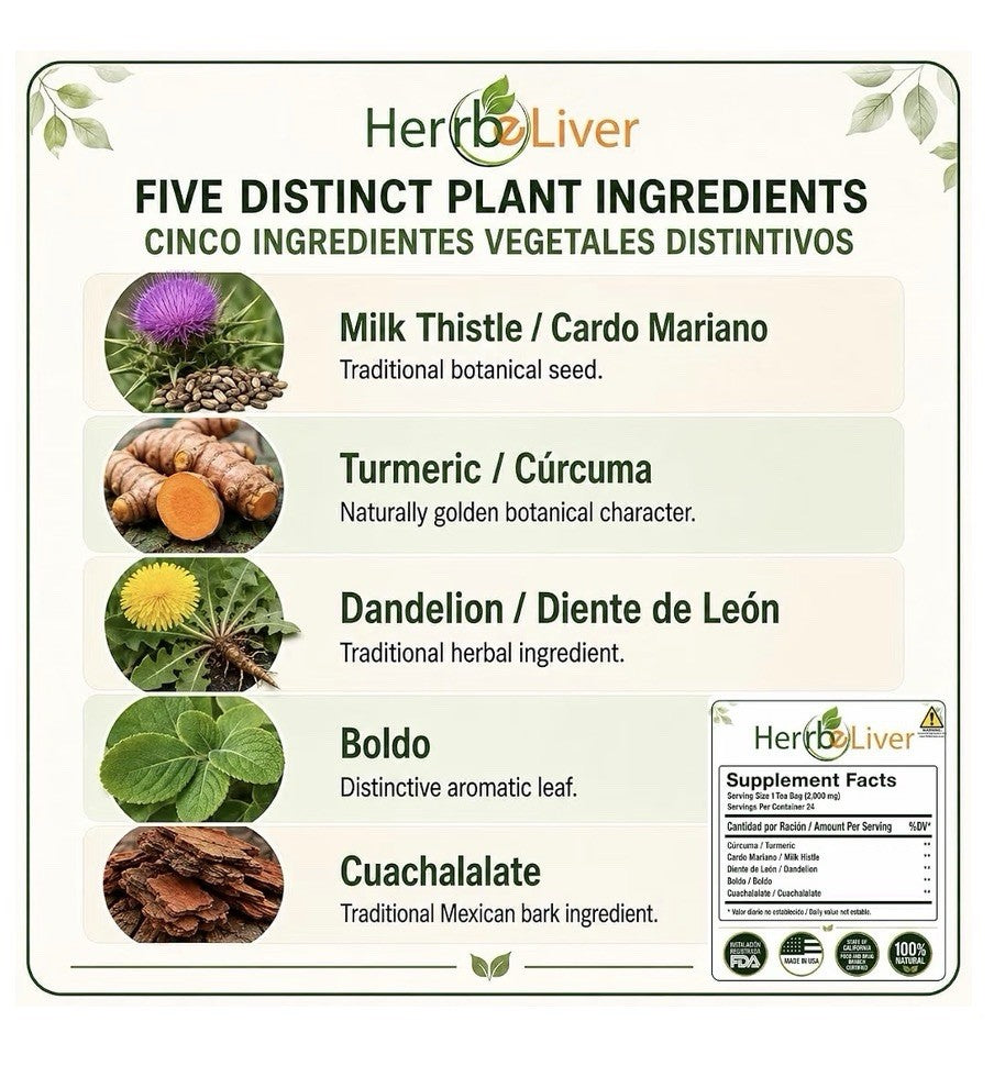 B-Experts HerbeLiver Higassan Te Natural Herbal Infusion 24 Tea Bags