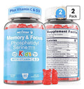 Nextdia Memory & Focus Kids Ages 4+ Phosphatidylserine Vitamin With D3 & C 2Pack