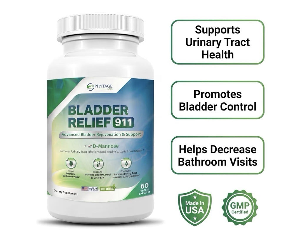 Phytage Labs Bladder Relief 911 Advanced Urinary Tract & Bladder Support 2 Pack