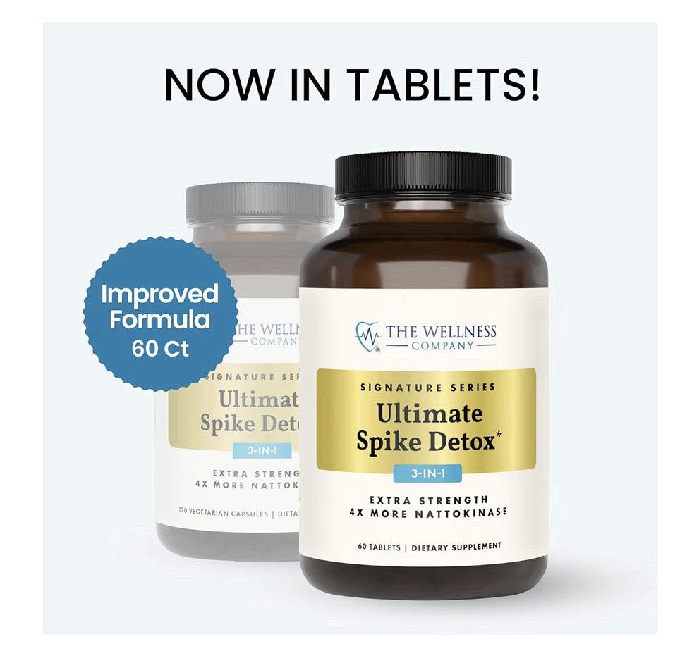 The Wellness Company Ultimate Spike Detox 3-in1 Extra Strength 60 Tablets
