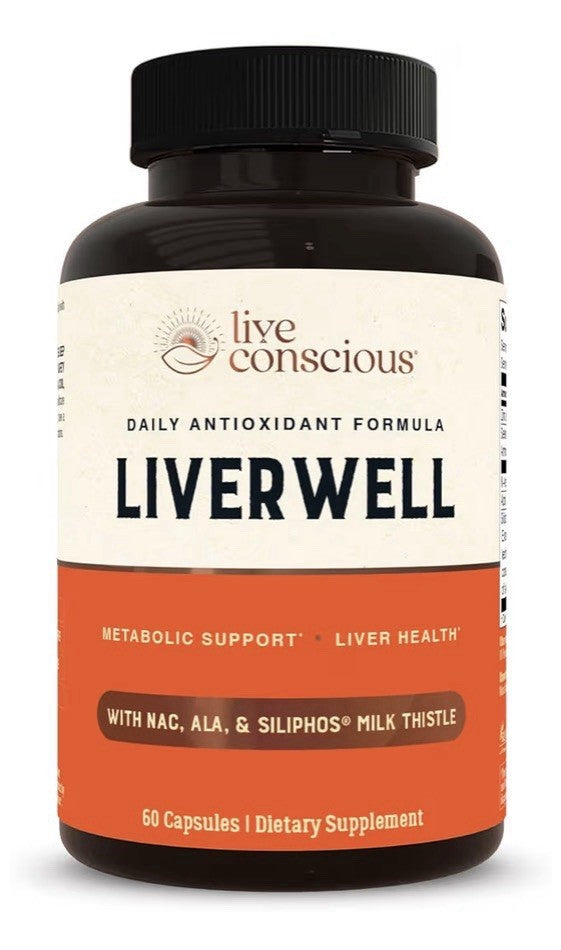 2 Pack Live Conscious LiverWell Liver Metabolic Support Liver Health Cleanse