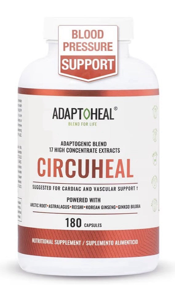 ADAPTOHEAL CIRCUHEAL Blood Pressure Supplement with Adaptogens Blend 180Capsules