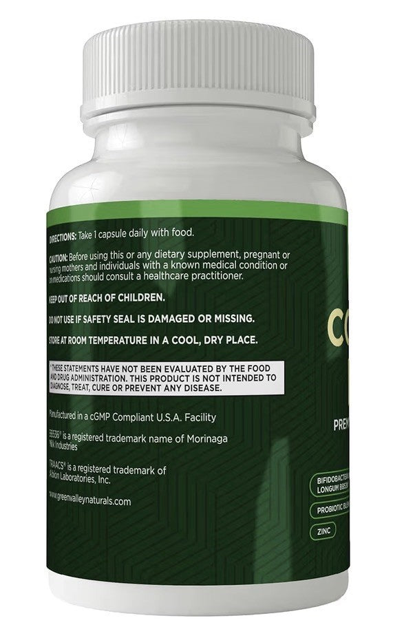 GREEN VALLEY NATURALS ComfortPro™ Daily Probiotics for Digestive Health 30 Caps