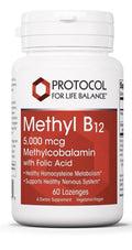 PROTOCOL FOR LIFE BALANCE Methyl B12 1,000 mcg Methylcobalamin 100 Lozenges