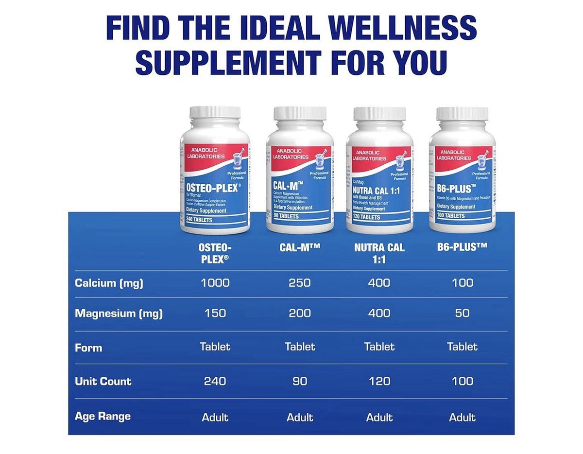 Anabolic Laboratories Osteo-Plex Bone Health Strength For Women Supplement 240Ta