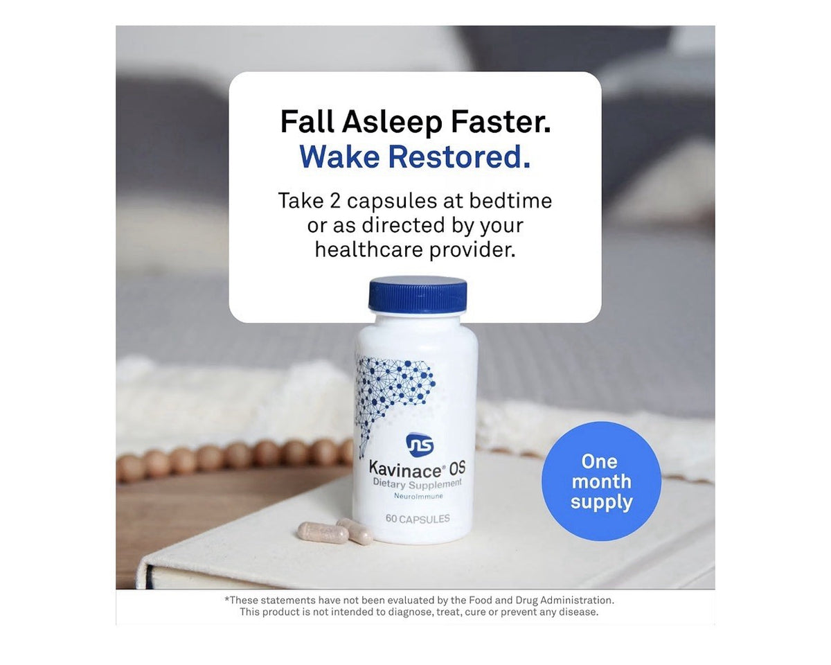 Neuroscience Kavinace OS Sleep Aid Formula Fall Sleep Faster 60 Capsules