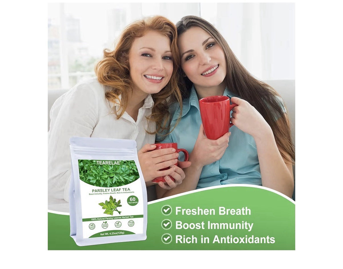TEARELAE Parsley Leaf Tea Herbal Natural Pure Boost Immunity Fresh Breath 60Tbag