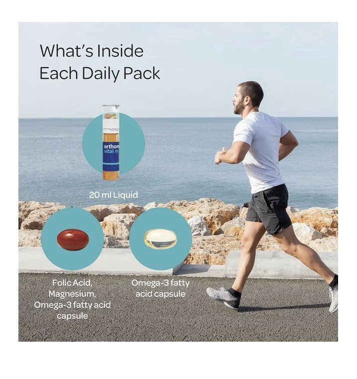 Orthomol Vital M Daily Multivitamin for Men Reduction Of Tiredness And Fatigue