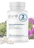 Pure Therapro Rx Liposomal Liver Detox + Cleansing 120 Acid-Resistant Capsules
