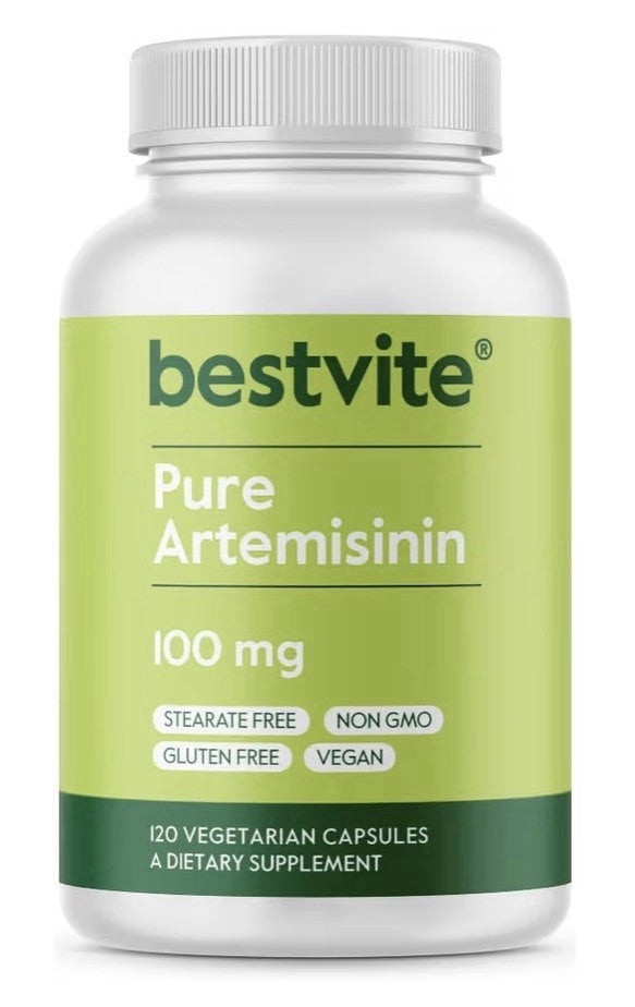 BESTVITE Artemisinin Pure 100 mg Per Capsule 120 Vegetarian Capsules Non Gmo