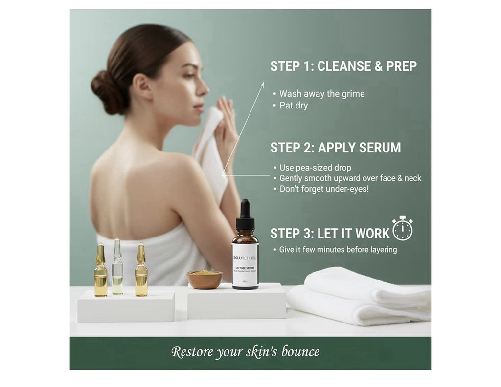Soluretinol Advanced Wrinkle Serum Skin Renewing Day And Night System 30ml Each