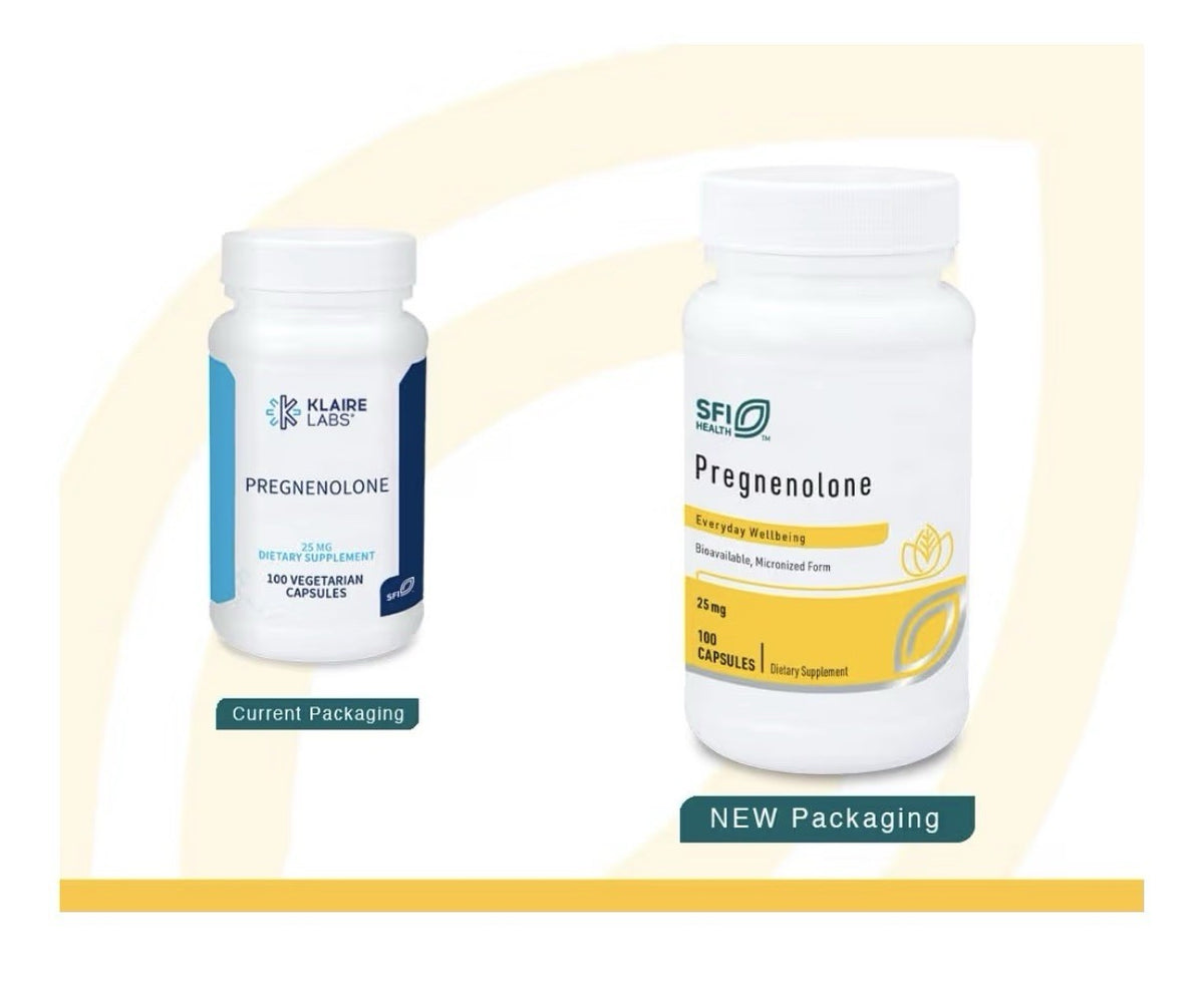 SFI Health Pregnenolone Everyday Wellbeing 25mg Bioavailable Micronized Form