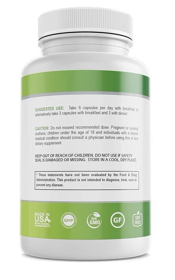 ORGANOPLEX Insulin Plant Capsules (Costus Igneus) 100% Natural Supplement 360Cap